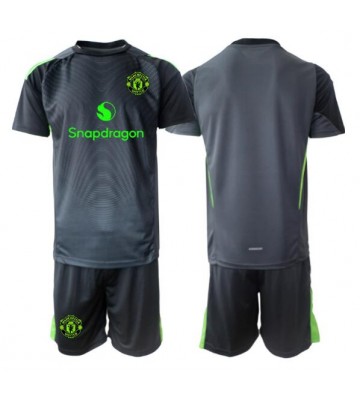 Manchester United Goalkeeper Replica Away Stadium Kit for Kids 2025-26 Short Sleeve (+ pants)